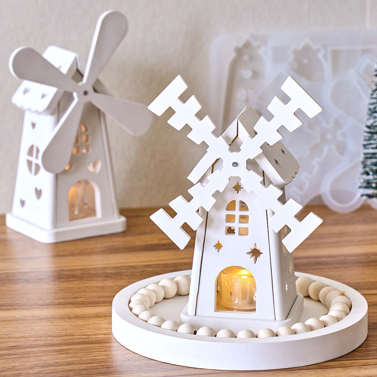 Candle Quotes - Creativity Spinning Windmill Candle Holder Silicone