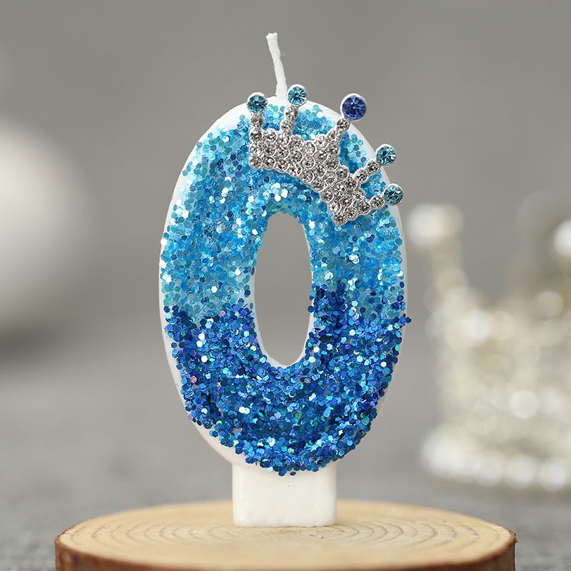 Creative Peacock Blue Crown Di - Candle Supplies Free Shipping 评论和价格