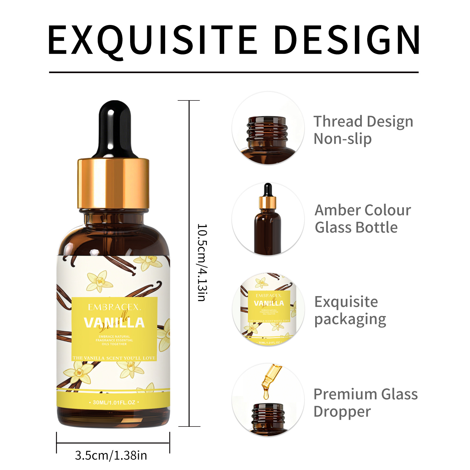 30ml Vanilla Essential Oil For - Candle Supplies Free Shipping 评论和价格