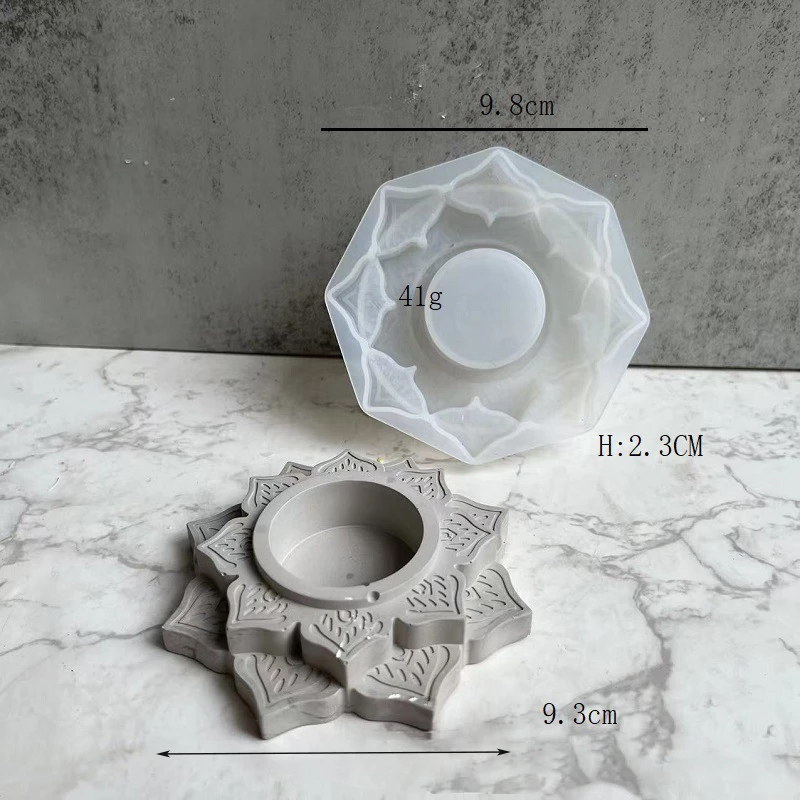 Concrete Candle Jar Silicone M - Candle Quotes 评论和价格