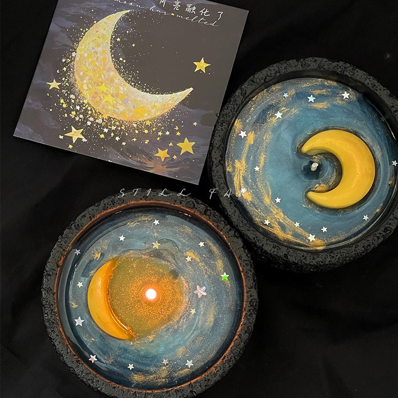 Melting Moon Scented Candle Ha - Candle Supplies Free Shipping 评论和价格