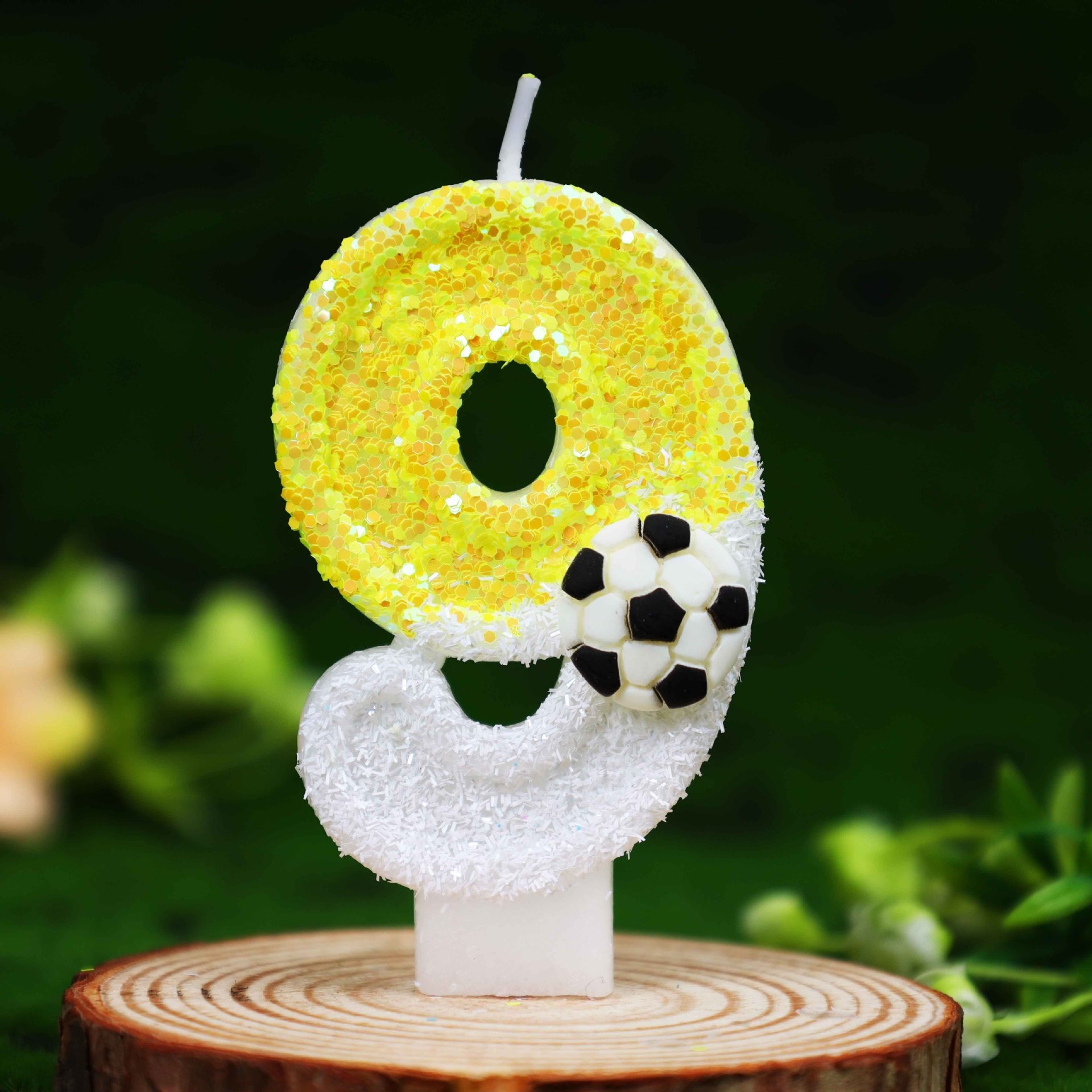 Yellow White Sequins Sports Fo - Candle Supplies Free Shipping 评论和价格