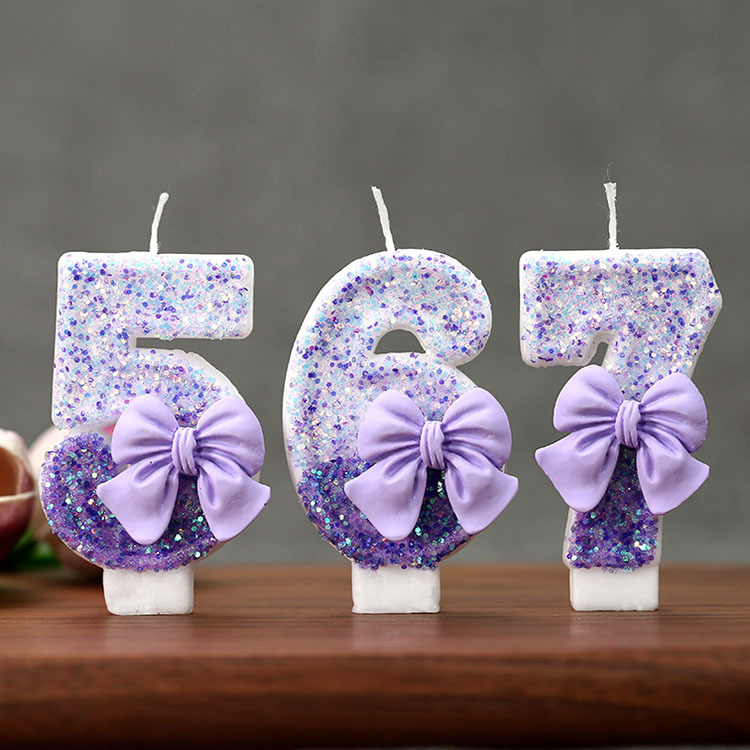 Creative Glitter Gradual Purpl - Candle Supplies Free Shipping 评论和价格