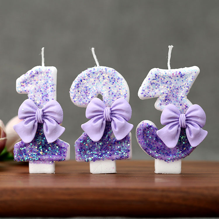 Creative Glitter Gradual Purpl - Candle Supplies Free Shipping 评论和价格
