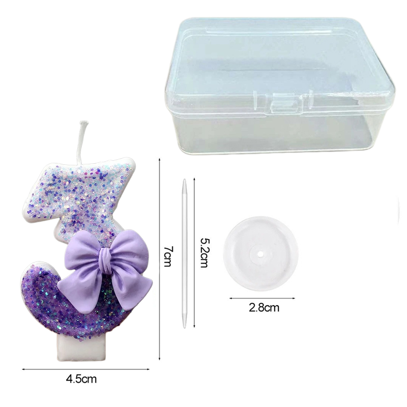 Creative Glitter Gradual Purpl - Candle Supplies Free Shipping 评论和价格