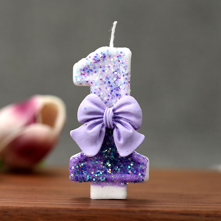 Creative Glitter Gradual Purpl - Candle Supplies Free Shipping 评论和价格