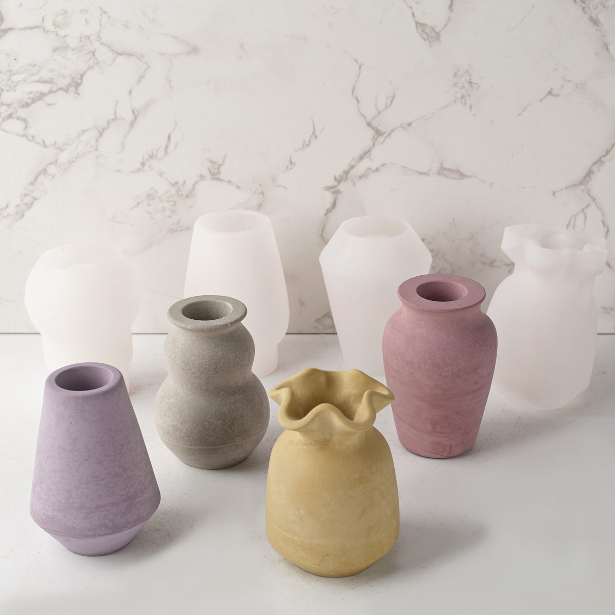 New Round Mouth Vase Silicone  - Candle Quotes 评论和价格