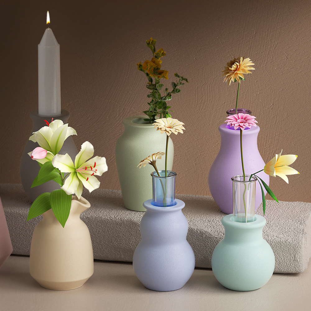 New Round Mouth Vase Silicone  - Candle Quotes 评论和价格