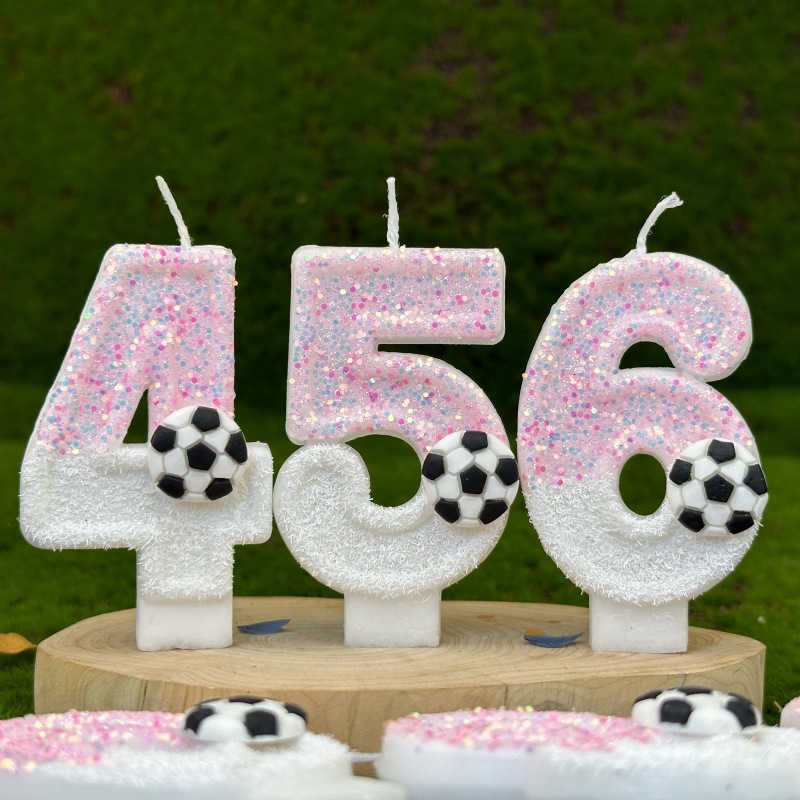 Pink White Sequins Sports Foot - Candle Supplies Free Shipping 评论和价格